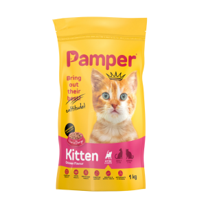Pamper Kitten Dry Cat Food 1kg