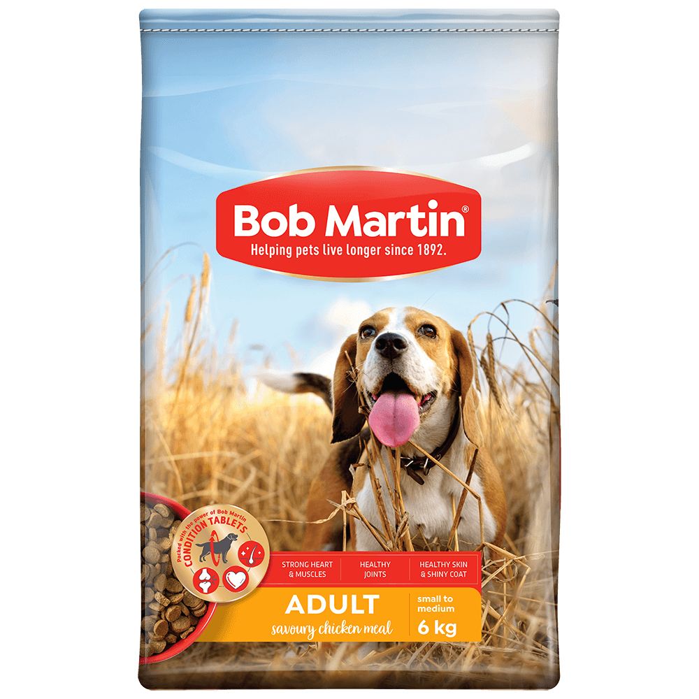Bob Martin Chicken Savoury Dry Dog Food 6kg - Bob Martin & Co