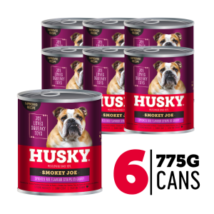 Husky Chunky Smokey Joe Rib Wet Dog Food 775gm x 6