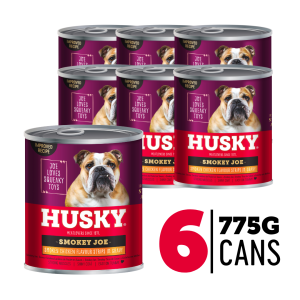 Husky Smokey Joe Chicken Wet Dog Food 775gm x 6