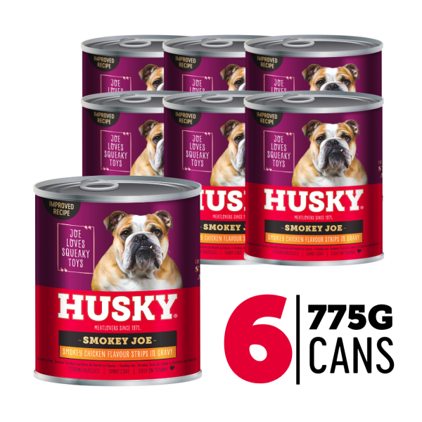 Husky Smokey Joe Chicken Wet Dog Food 775gm x 6