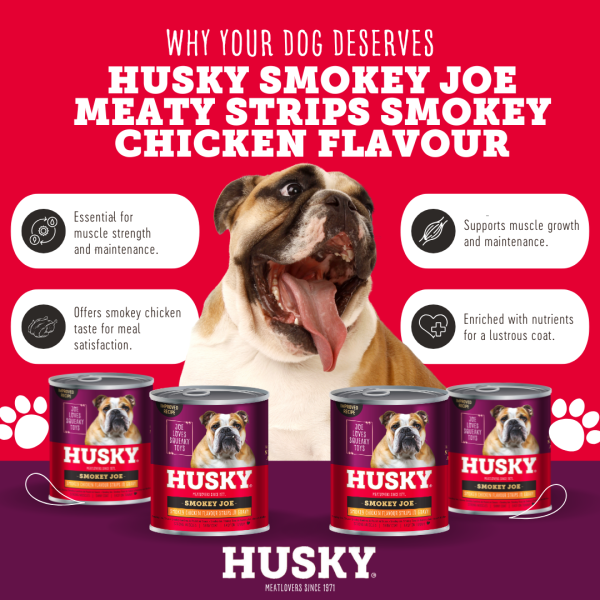 Husky Smokey Joe Chicken Wet Dog Food 775gm x 6 - Image 2