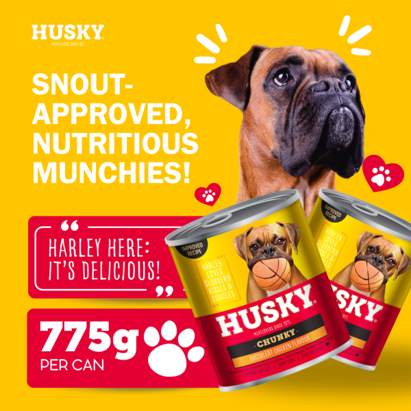 Husky Chunky Chicken Wet Dog Food 775gm x 6 - Image 3