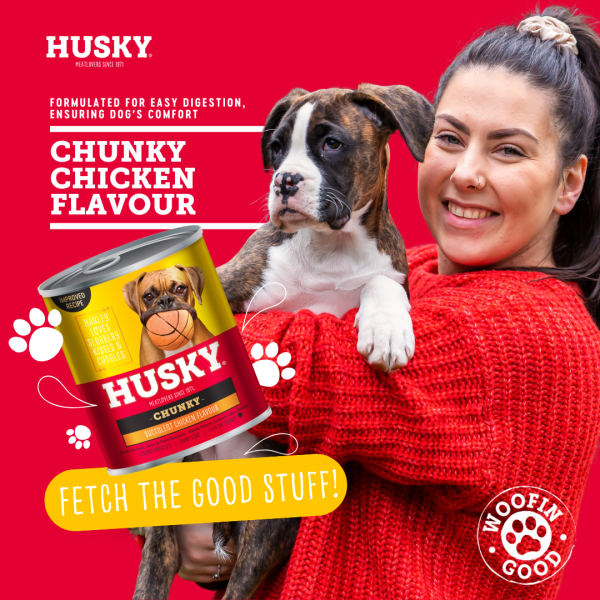 Husky Chunky Chicken Wet Dog Food 775gm x 6 - Image 5