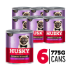 Husky Chunks In Gravy Steak Wet Dog Food 775gm x 6
