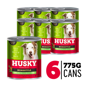 Husky Homestyle Lamb Pasta Wet Dog Food 775gm x 6