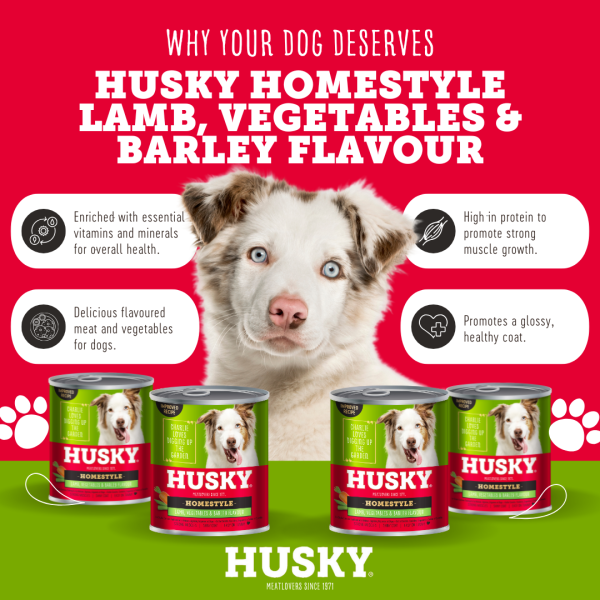 Husky Homestyle Lamb Pasta Wet Dog Food 775gm x 6 - Image 2