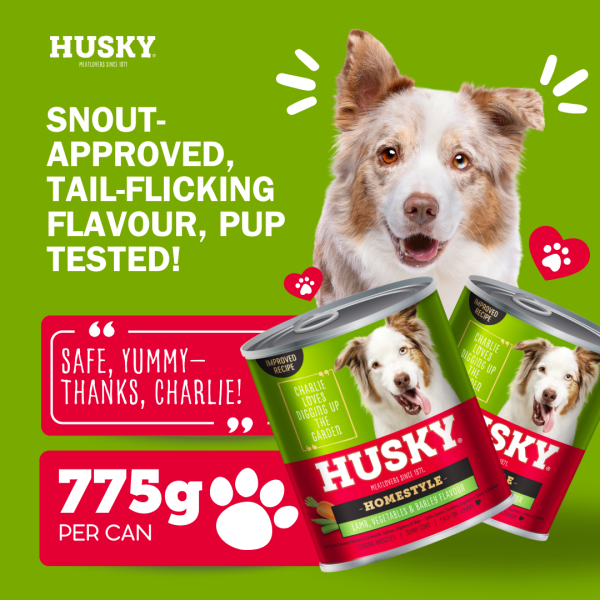 Husky Homestyle Lamb Pasta Wet Dog Food 775gm x 6 - Image 3