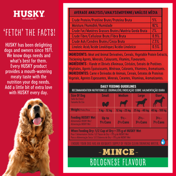 Husky Mince Bolognaise 775g - Image 4