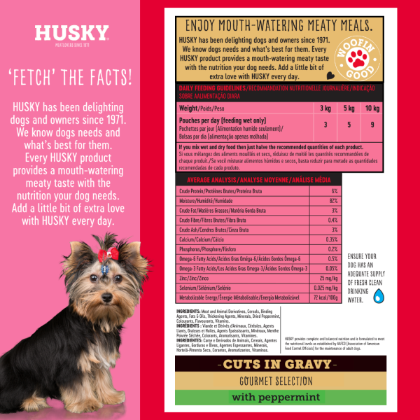 Husky Cuts in Gravy Gourmet Favourites MP 12X85g - Image 4