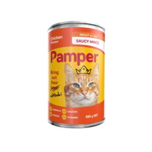 PAMPER SAUCY MINCE CHICKEN 385G