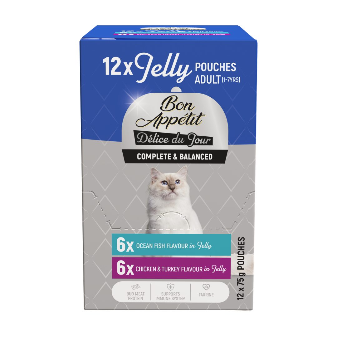 Bon Appetit Jelly Multipack (12 x 75g) Wet Cat Food