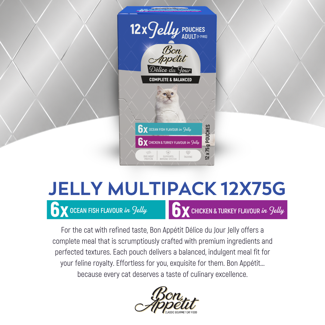Bon Appetit Jelly Multipack (12 x 75g) Wet Cat Food - Image 4