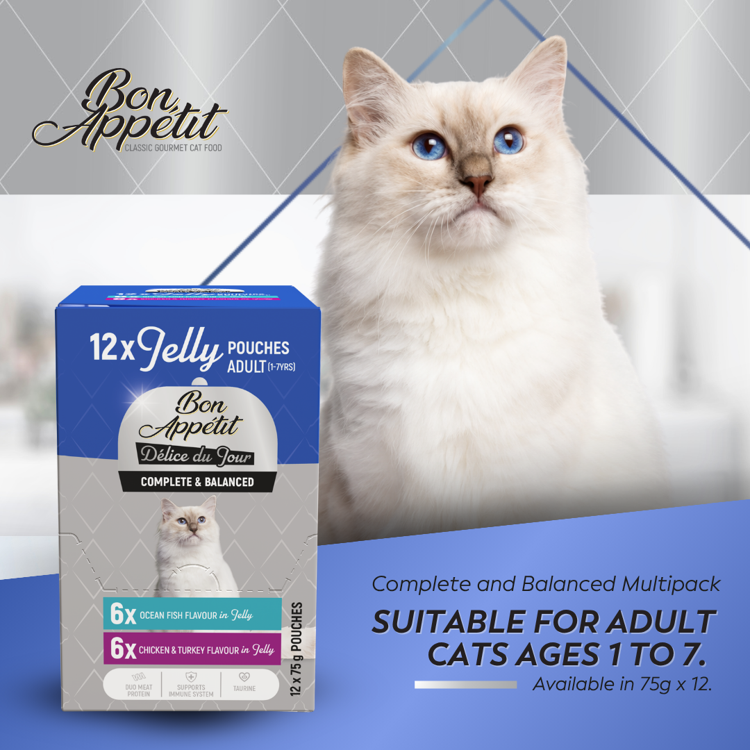 Bon Appetit Jelly Multipack (12 x 75g) Wet Cat Food - Image 7