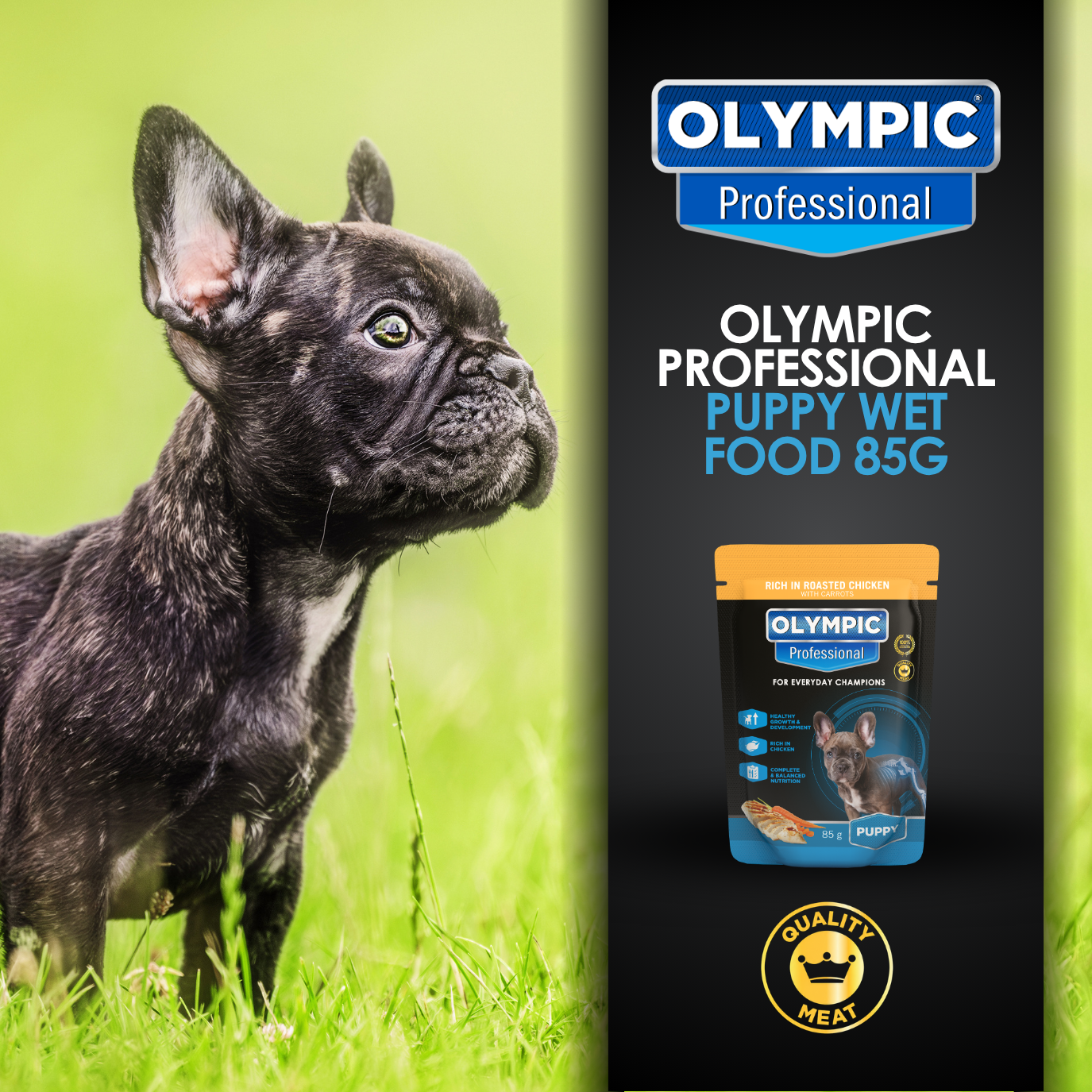 Olympic Puppy Roasted Chicken & Carrots (12 x 85g) Wet Puppy Food Pouches - Image 6
